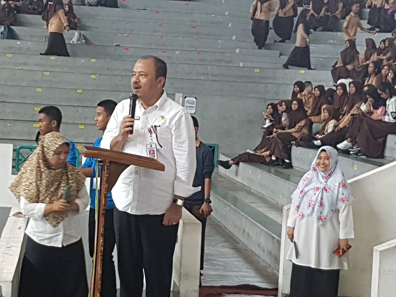 Acara event Akbar SMANSEV CUP Kejuaraan Futsal SMA/SMK/MA se Riau