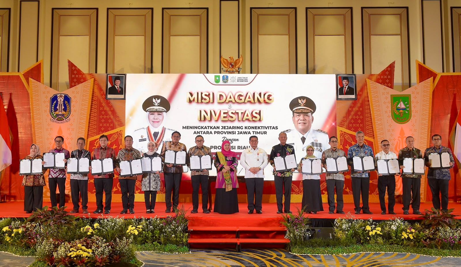 DPMPTSP Provinsi Riau Hadiri Misi Dagang dan Investasi Provinsi Jawa Timur dengan Provinsi Riau Tahun 2026